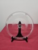 Clear Glass Replacement Lid Marked USA 20 12.25" Diameter 11.25 Inner Lip To Lip gallery