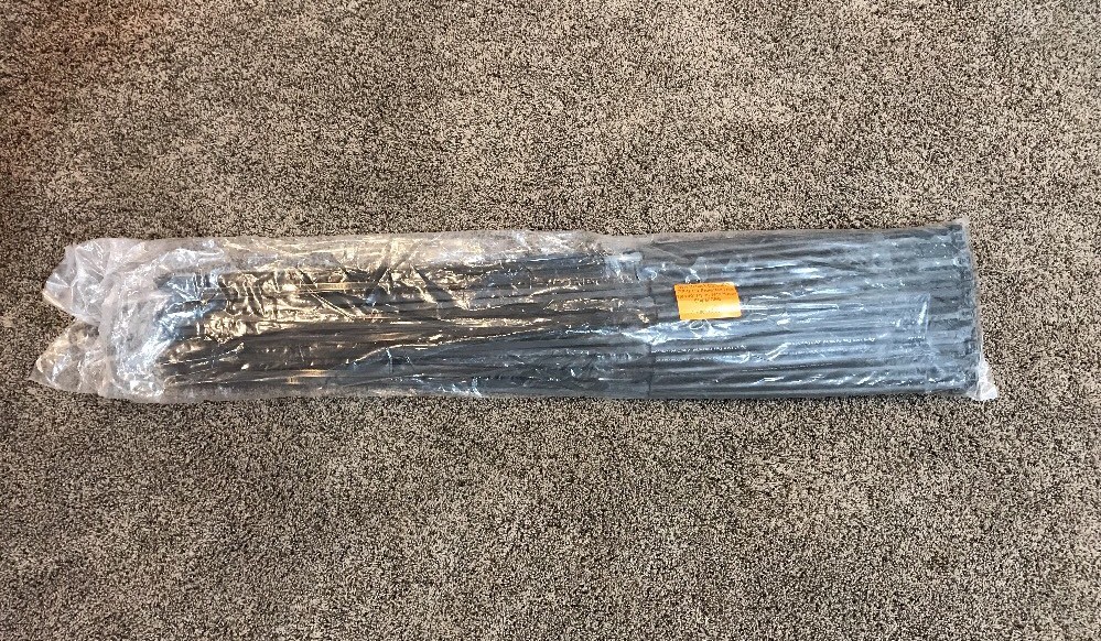 New 50 pack GENUINE ZIP-IT UV Protected Tree Ties 40" Nylon With Hoses ShipsFREE gallery