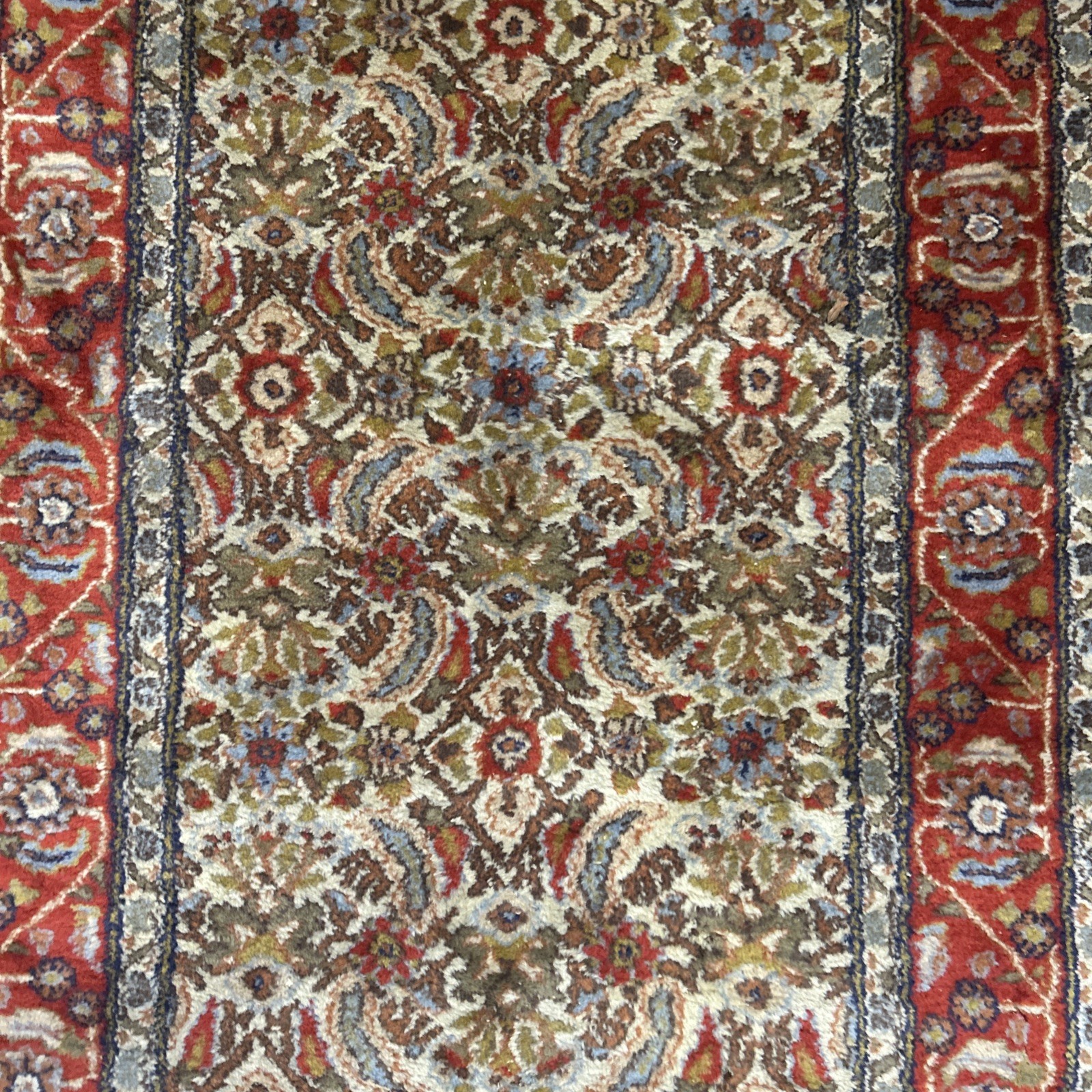 Pre-1900 Karabagh Turkish Runner 2”9x10”8 ft Antique Hand-knotted Hallway Rug gallery