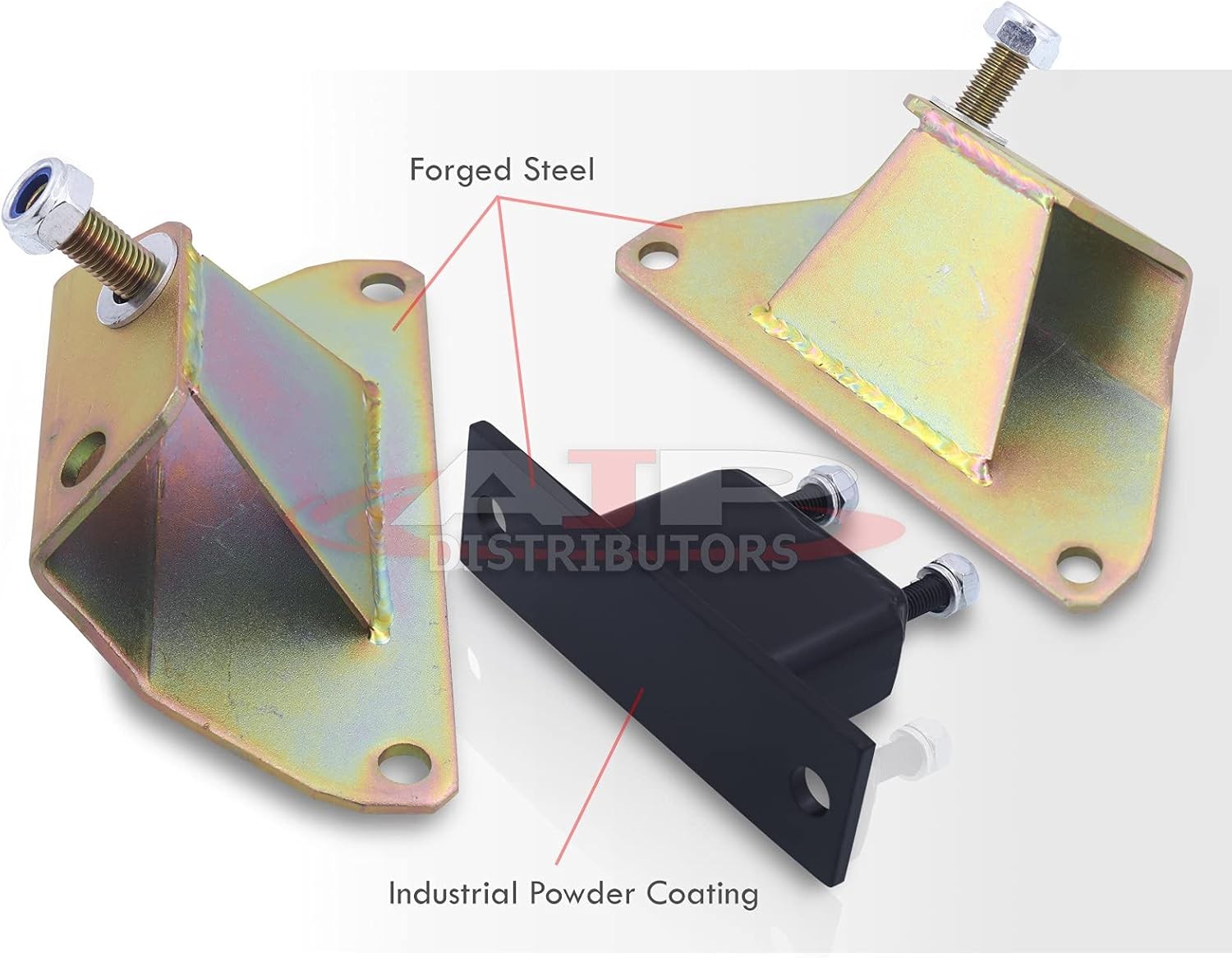 AJP Distributors Performance Forged Steel Solid Transmission Engine Motor Mount gallery