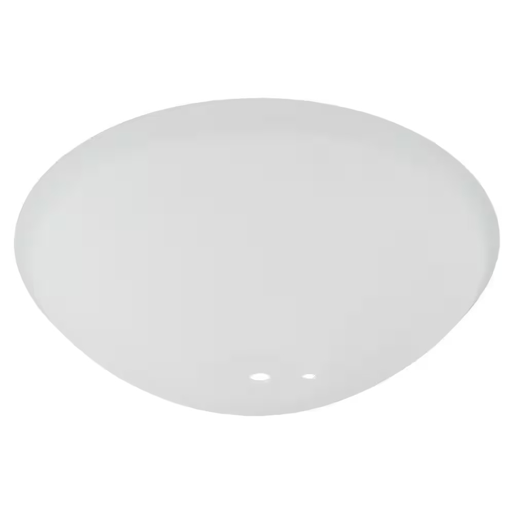 White Ceiling Fan Light Cover Replacement Glass Shade Bowl Globe Frosted Paint gallery