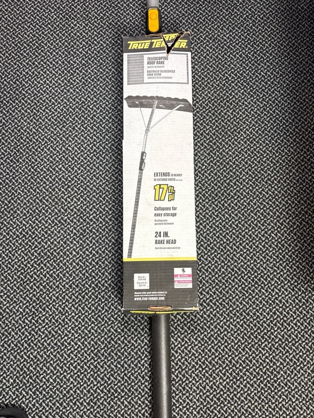 True Temper 17 ft. Telescoping Roof Rake with 24 in. Head gallery