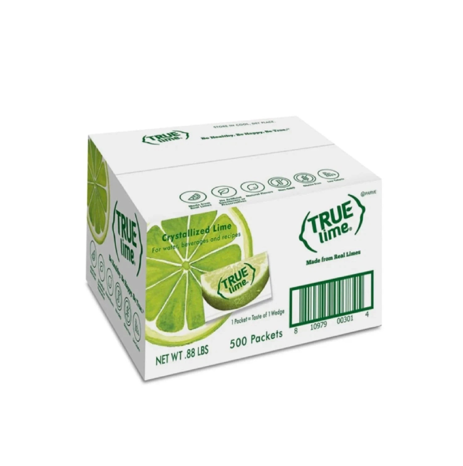 TRUE Lime Water Enhancer Bulk Pack - 0 Calorie Drink Mix Packets 500 Count gallery