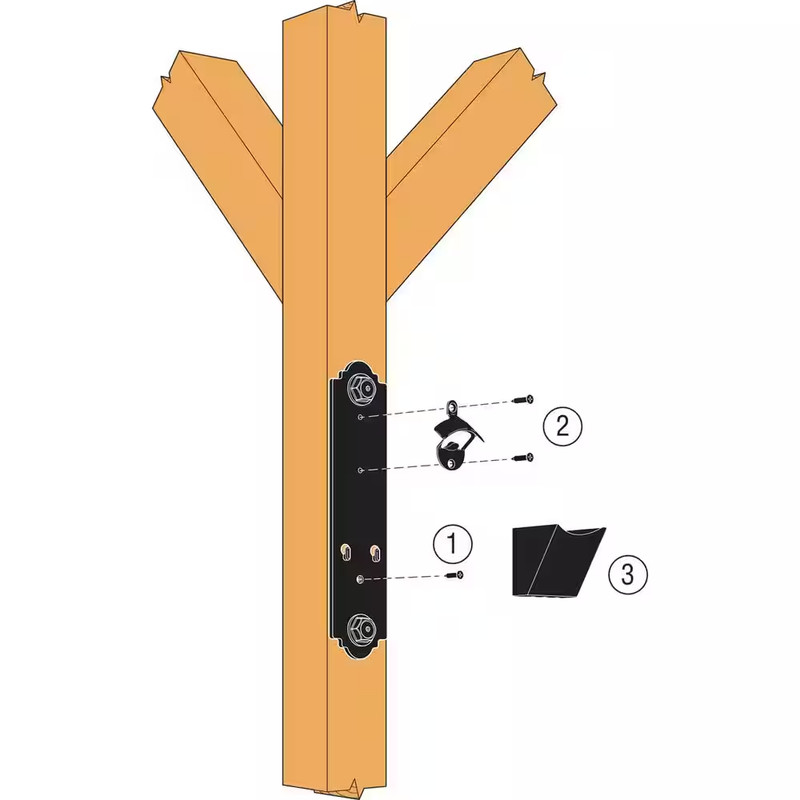 Simpson Strong-Tie Bottle Opener Kit Outdoor Accents Black Composite Plastic gallery