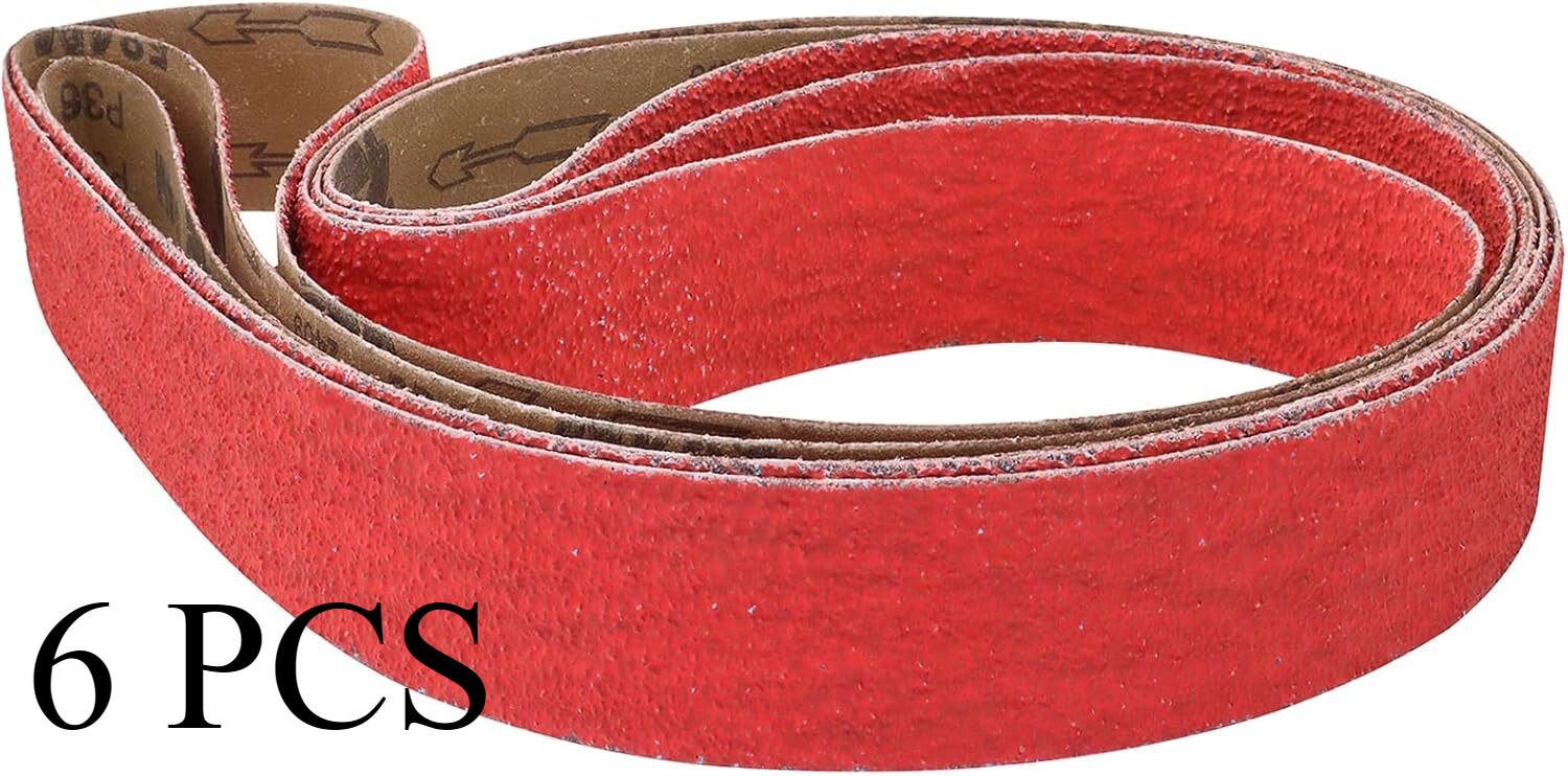 2x42 Inch Ceramic Sanding Belts 36 Grit High-Performance Sander Sharpening Belt gallery