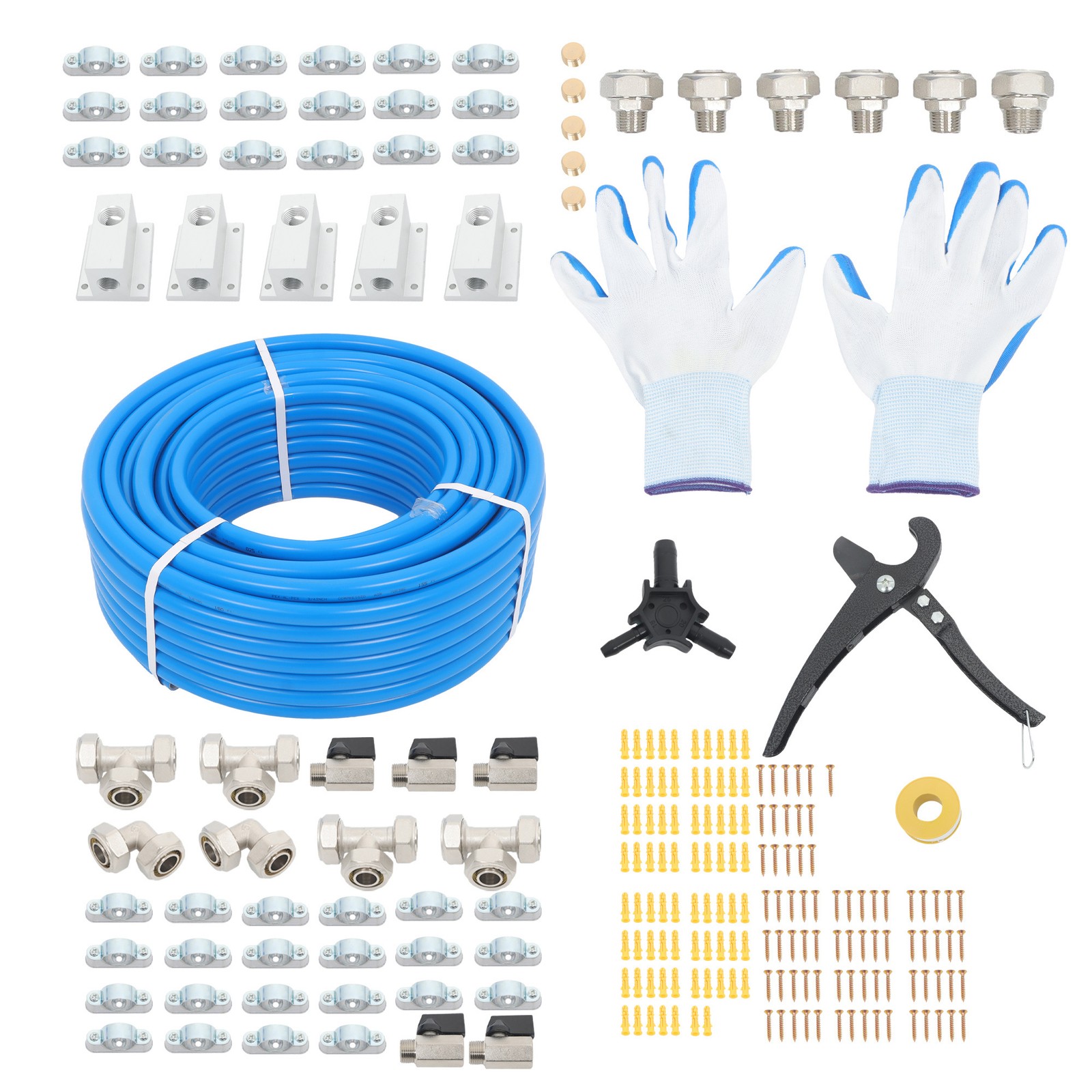 Compressed Air Line Kit 3/4” × 200FT, Shop Air Line Kit, Shop Air Compressor gallery