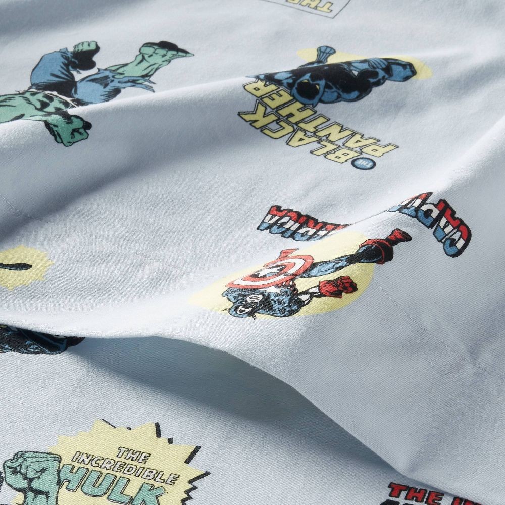 Queen Marvel Characters Kids' Sheet Set - The Marvel Collection by Pillowfort gallery