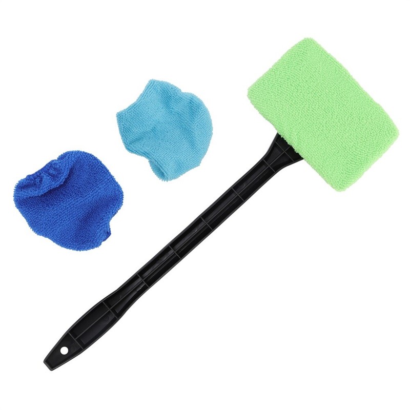 3 Pack Window Windshield Cleaning Tool Microfiber Car Wiper Cleaner Glass Brush gallery