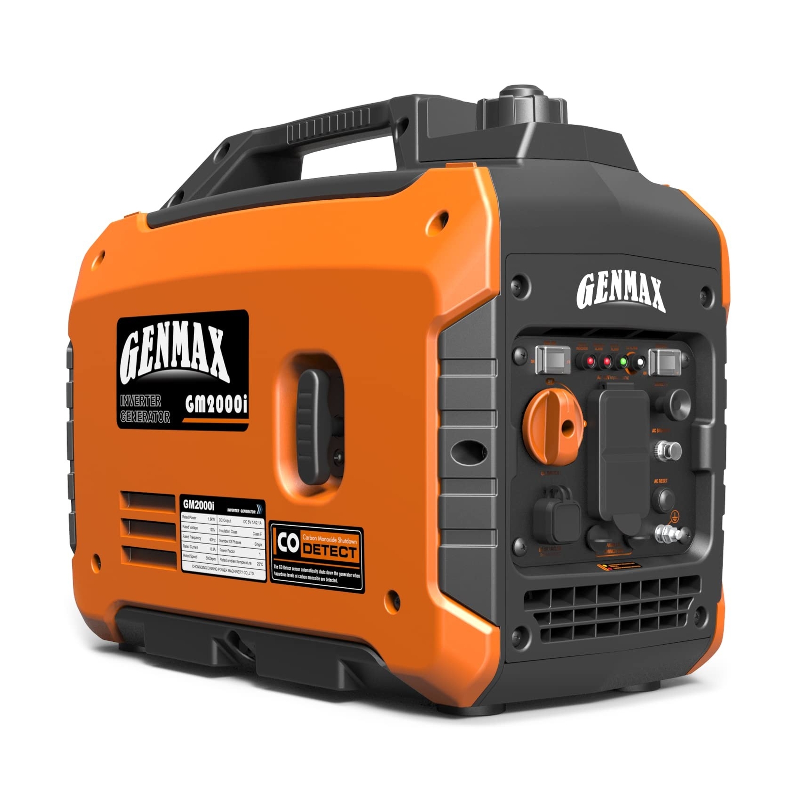 GENMAX Portable Inverter Generator, 2000W Ultra Quiet Gas Engine, EPA Compliant gallery