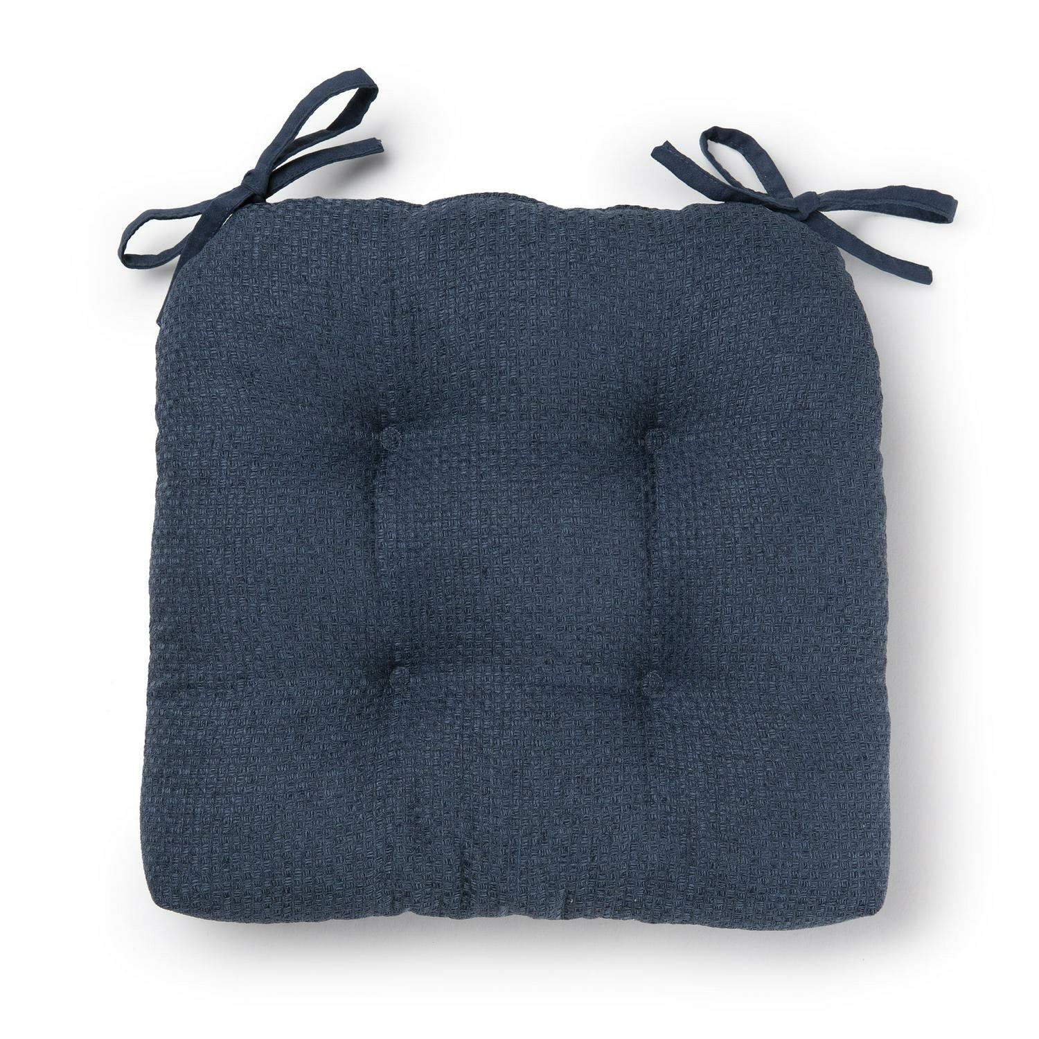 Shredded Memory Foam Chair Cushion Kitchen Dining Seat Pad Light Blue Single gallery