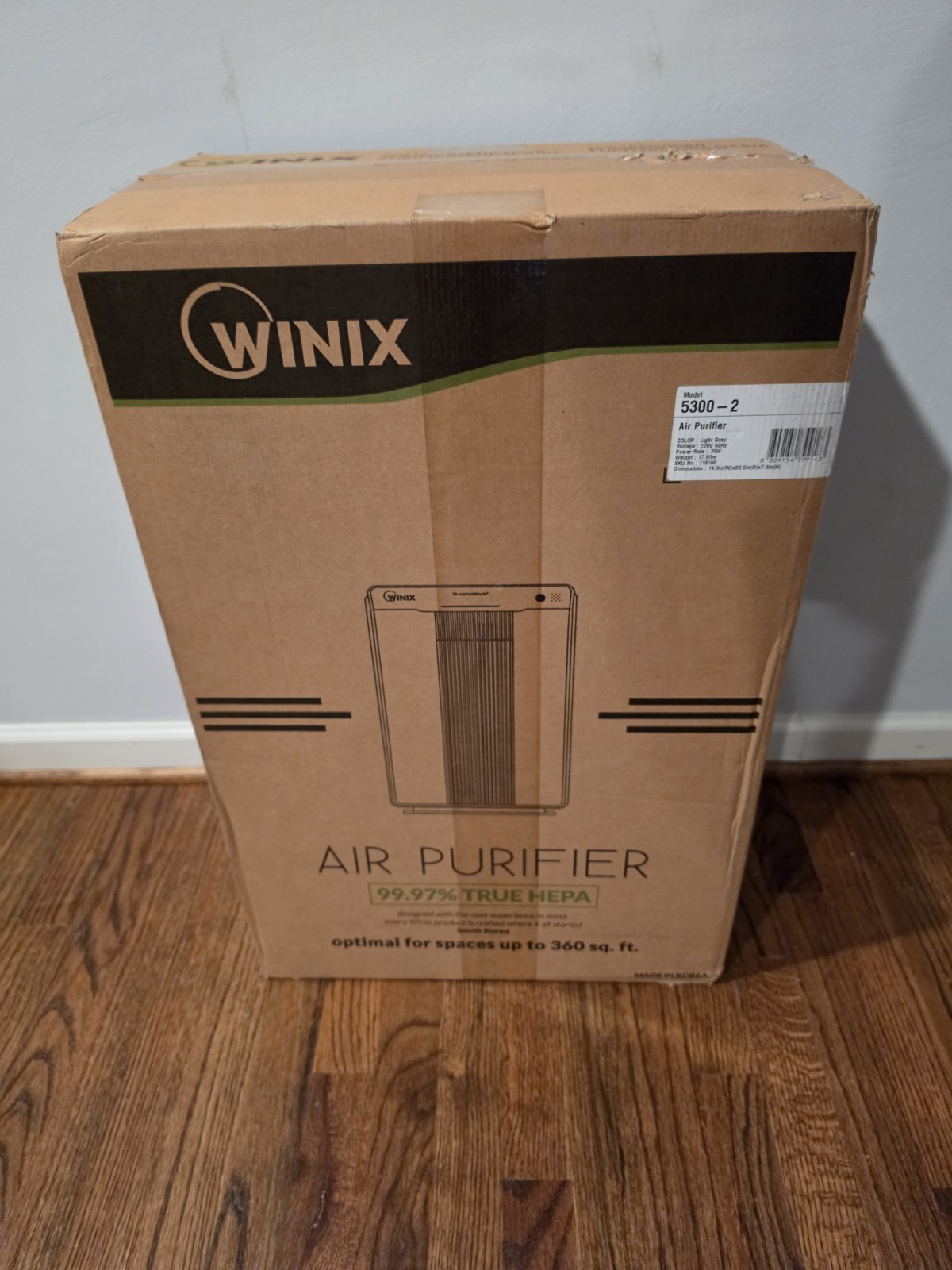 Winix PlasmaWave 4 -Speed Air Purifier ENERGY STAR Model#-5300-2 gallery