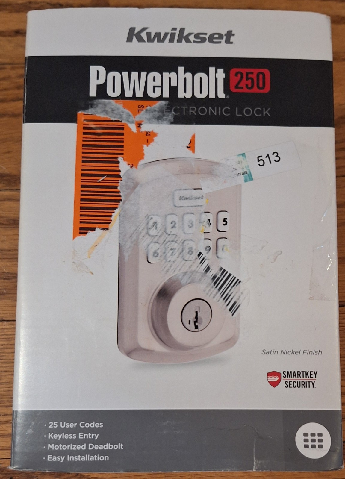 Kwikset Powerbolt 250 Keypad Deadbolt Electronic Satin Nickel 992500-002 gallery