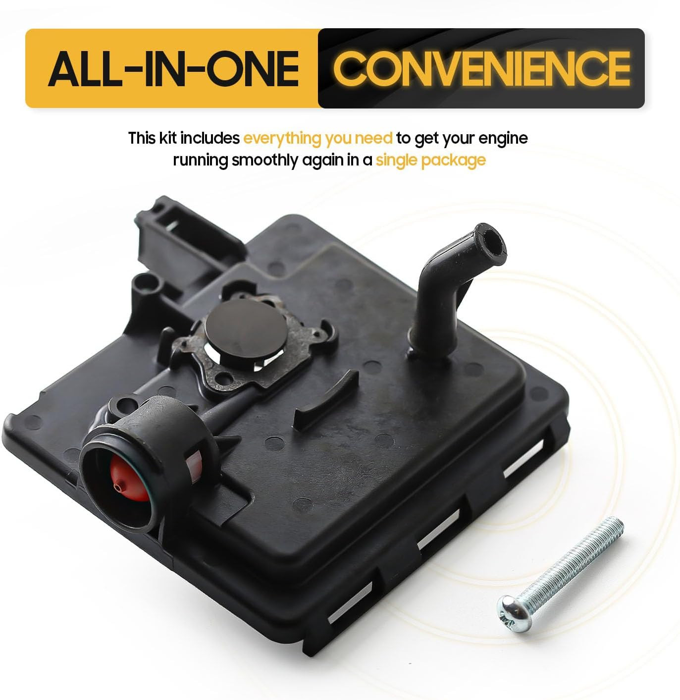 Air Cleaner Primer Base for BS Engines Toro Lawn Mower ABS Durable for Garden Ca gallery