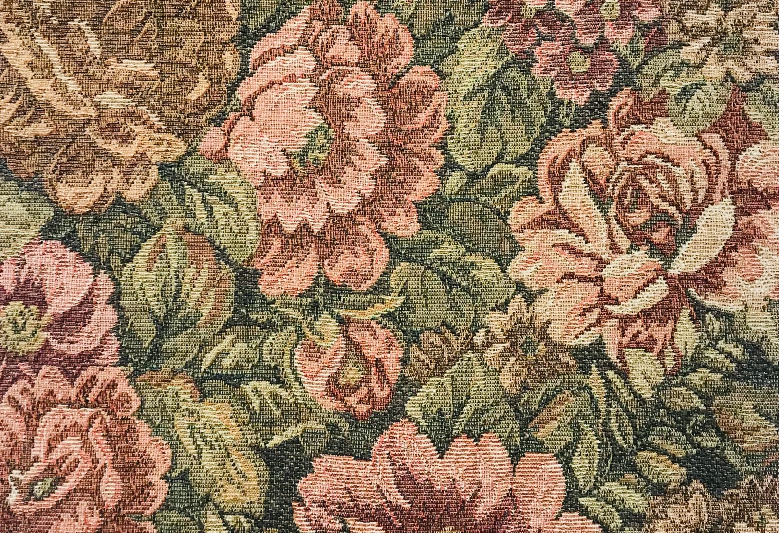 Table Runner Green Taupe Burgundy Floral Elegant Old World Design 12 X 70 Inche gallery