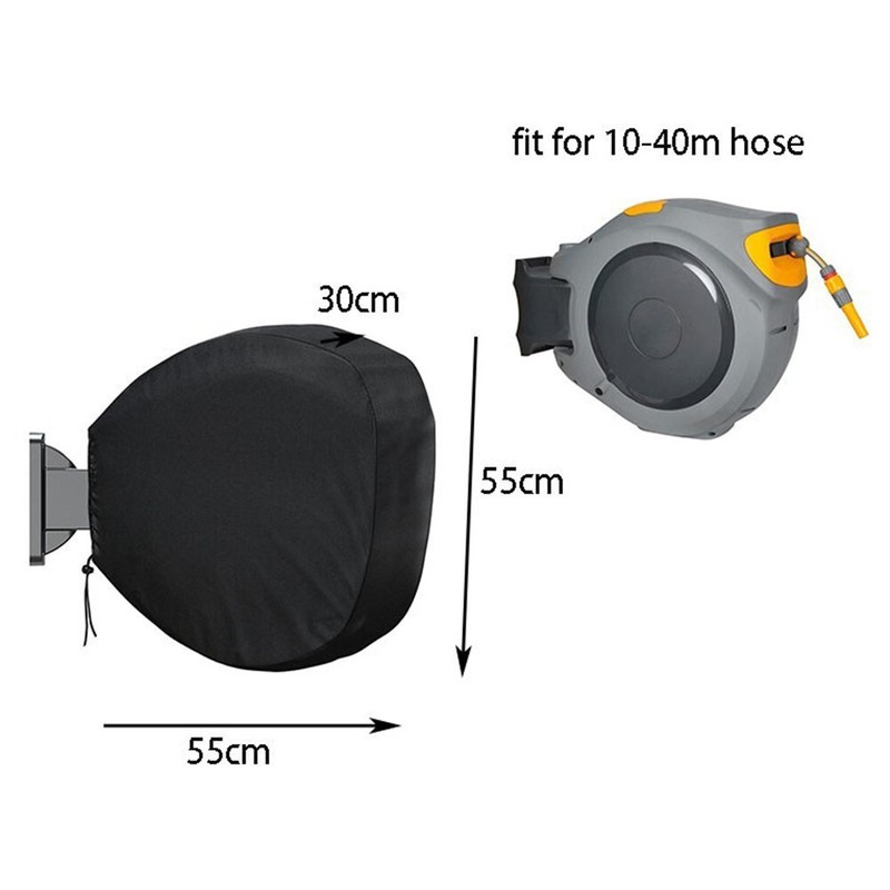Garden Wall Mounted Retractable Hose Reel Cover, For-Giraffe Tools And More gallery