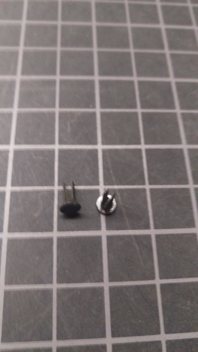 New Old Stock Black finished split rivets 5/16 x 3/16ths fastner vintage antique gallery