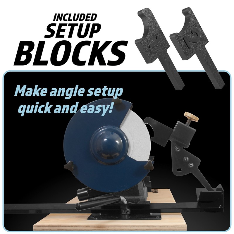 Pro Grind Multi-Grind Sharpening Jig with Setup Blocks for Multiple Tool Grin... gallery