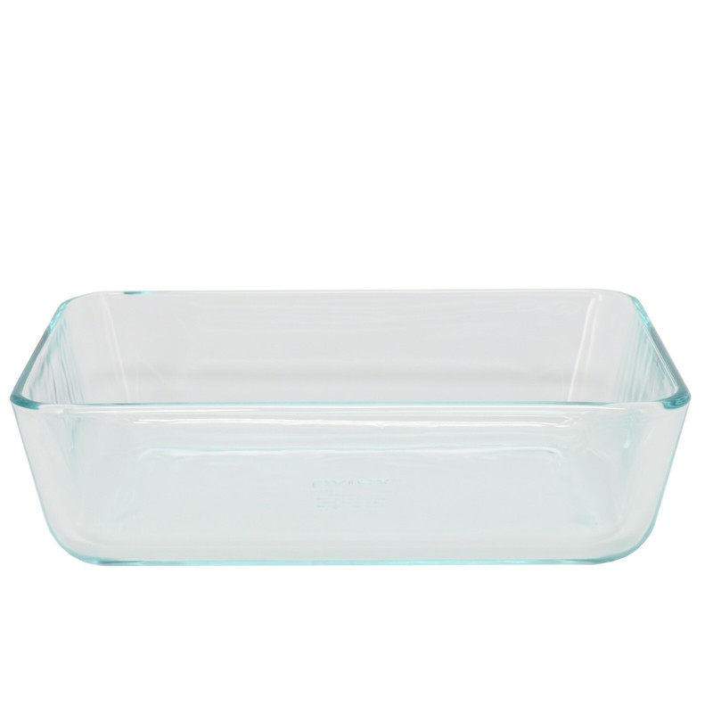 Pyrex 7211 6-Cup Rectangle Glass Storage Dish w/ 7211-PC Red Lid Cover (2-Pack) gallery