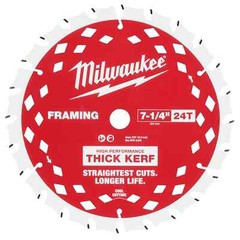Milwaukee Tool Thick Kerf Circular Saw Blade 7-1/4 In. 48-41-0740