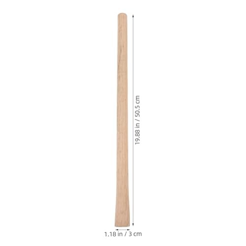 2Pcs Solid Hoe Handle Replacement Durable Hardwood Chopping Hoe Grip 50cm gallery