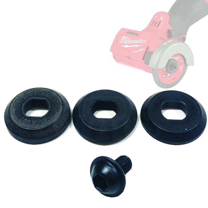 Top Bottom Flange Lock Bolt Compatible for Milwaukee 2522-20 3" cut off 14462075 gallery