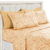 LUX Décor Paisley King Sheet Set – 6 Piece Ultra-Soft Microfiber Bed Sheets w... gallery
