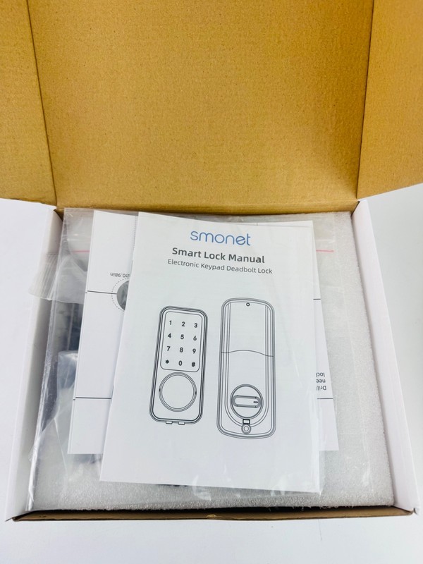Smart Lock, Smonet Touchscreen Keypad Deadbolt, Keyless Door Entry For Exterior gallery