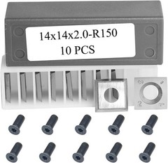 Square 14mm Carbide Inserts Cutters Knives Replacement 14 x 14 x 2mm -R150