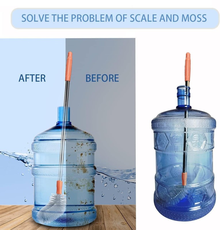 2-Pack Bucket Brush, Kettle Brush, Cleaning Extra Long Bottles, Gallon Jug Cl... gallery