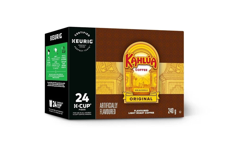 Kahlua Original, Single-Serve Keurig K-Cup Pod, RARE 24 Count
