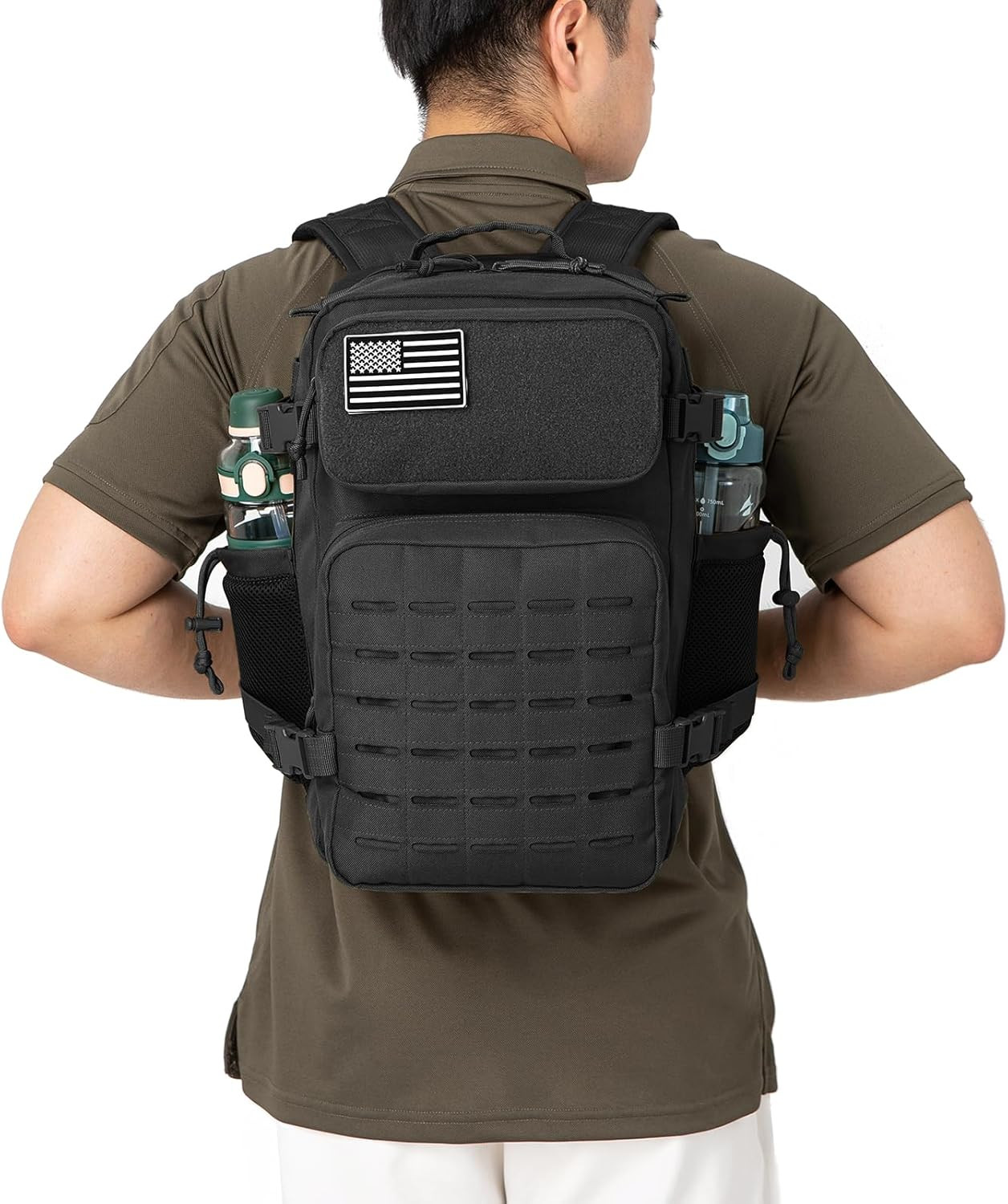 Tactical Style Outdoor Backpack with Multiple Pockets – Durable, Waterproof, 35L 4