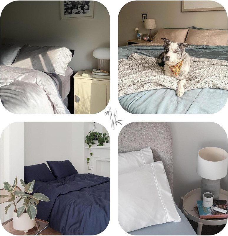Cooling Pillowcase Set - 100% Lyocell - Silky Soft - Gray - 2 Pack gallery