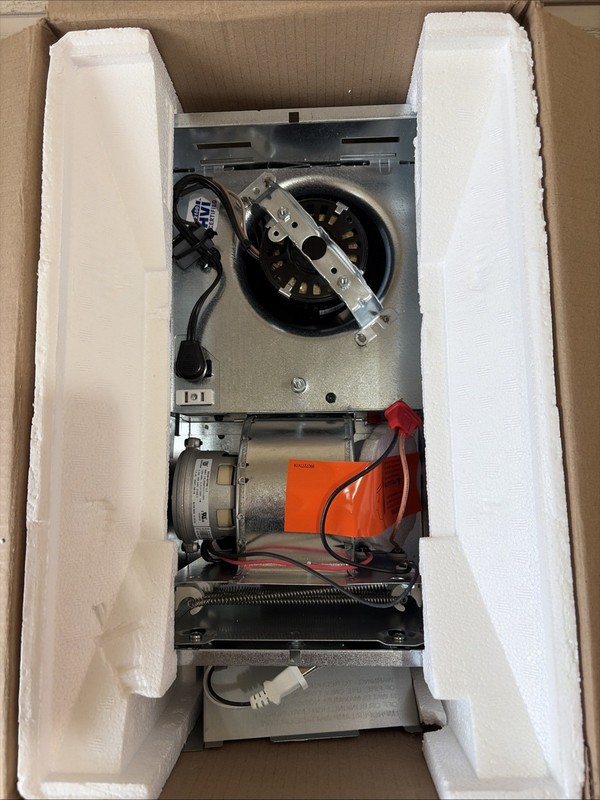 NuTone 765H80L 80 CFM Ceiling Bathroom Exhaust Fan with Light and 1300W Heater gallery