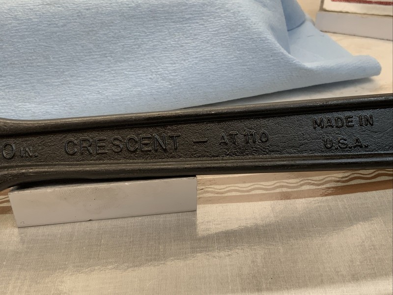 CRESCENT AT 110, 10in. Adjustable Wrench, USA Made - Green gallery