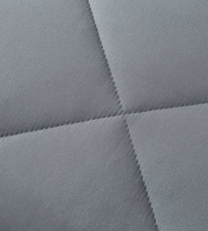 Mainstays Reversible Microfiber Comforter Grey, King Size, Unisex…104in x 92in gallery