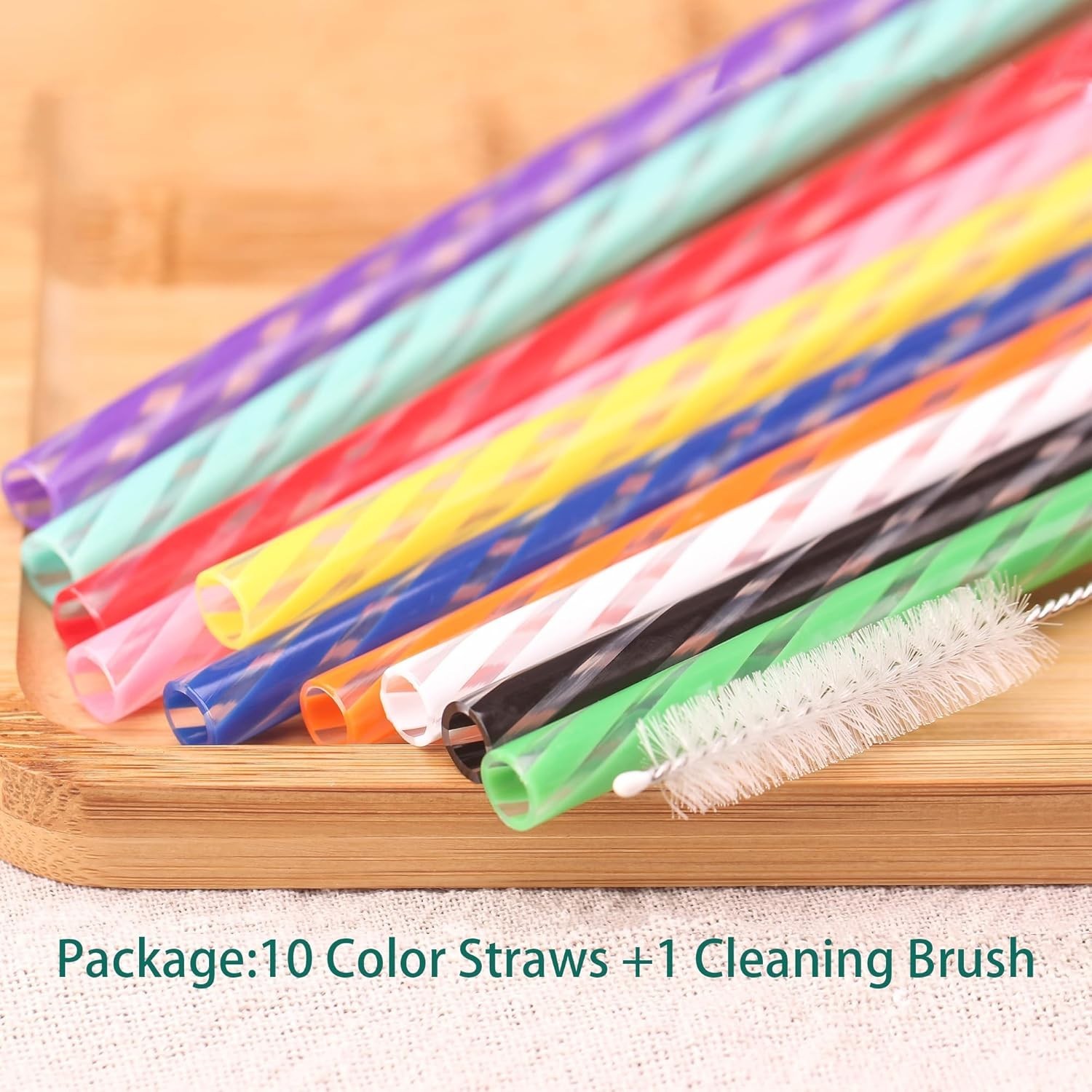 12 Pack Color Replacement Straws for Stanley 40 oz Tumbler, 12 inch Reusable Str gallery