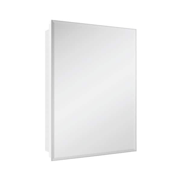 Glacier Bay 16" w x 26"h Rectangular Wood Composite Medicine Cabinet with Mirror