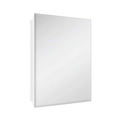 Glacier Bay 16″ w x 26″h Rectangular Wood Composite Medicine Cabinet with Mirror