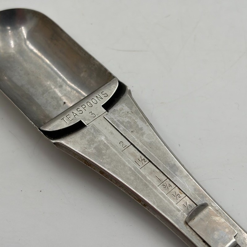 Vintage Bonny Adjustable Measuring Spoon 1 Tbsp 3 Tsp Stainless USA gallery