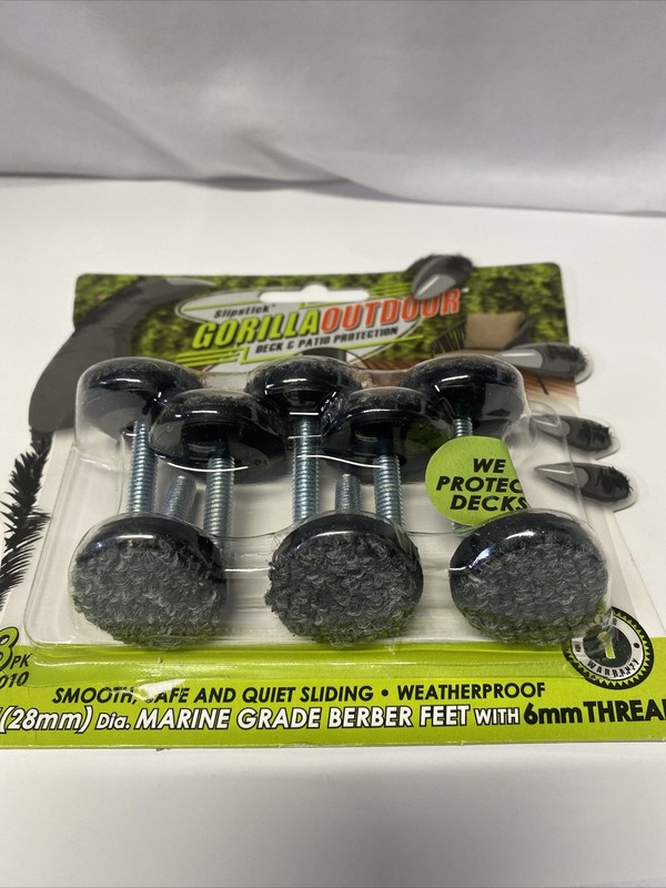 Slipstick Gorilla Outdoor Adjustable Furniture Levelers (8 Pack) H5010 gallery