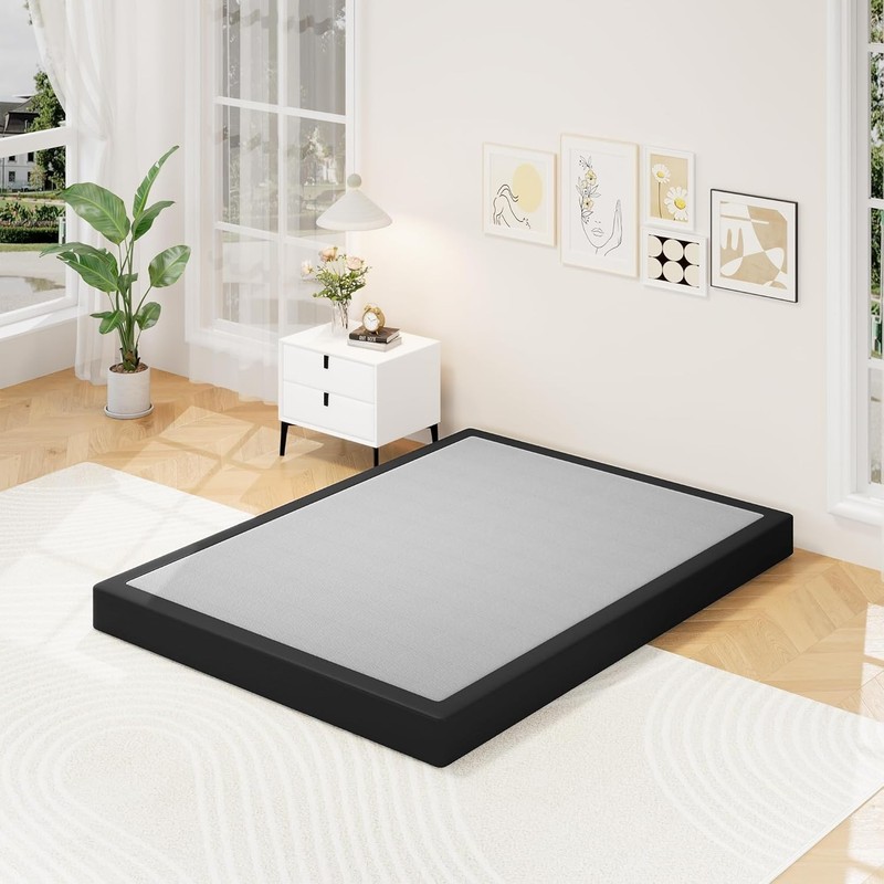 Full Size 5-Inch Low Profile Box Spring, Heavy Duty Metal Mattress Base gallery