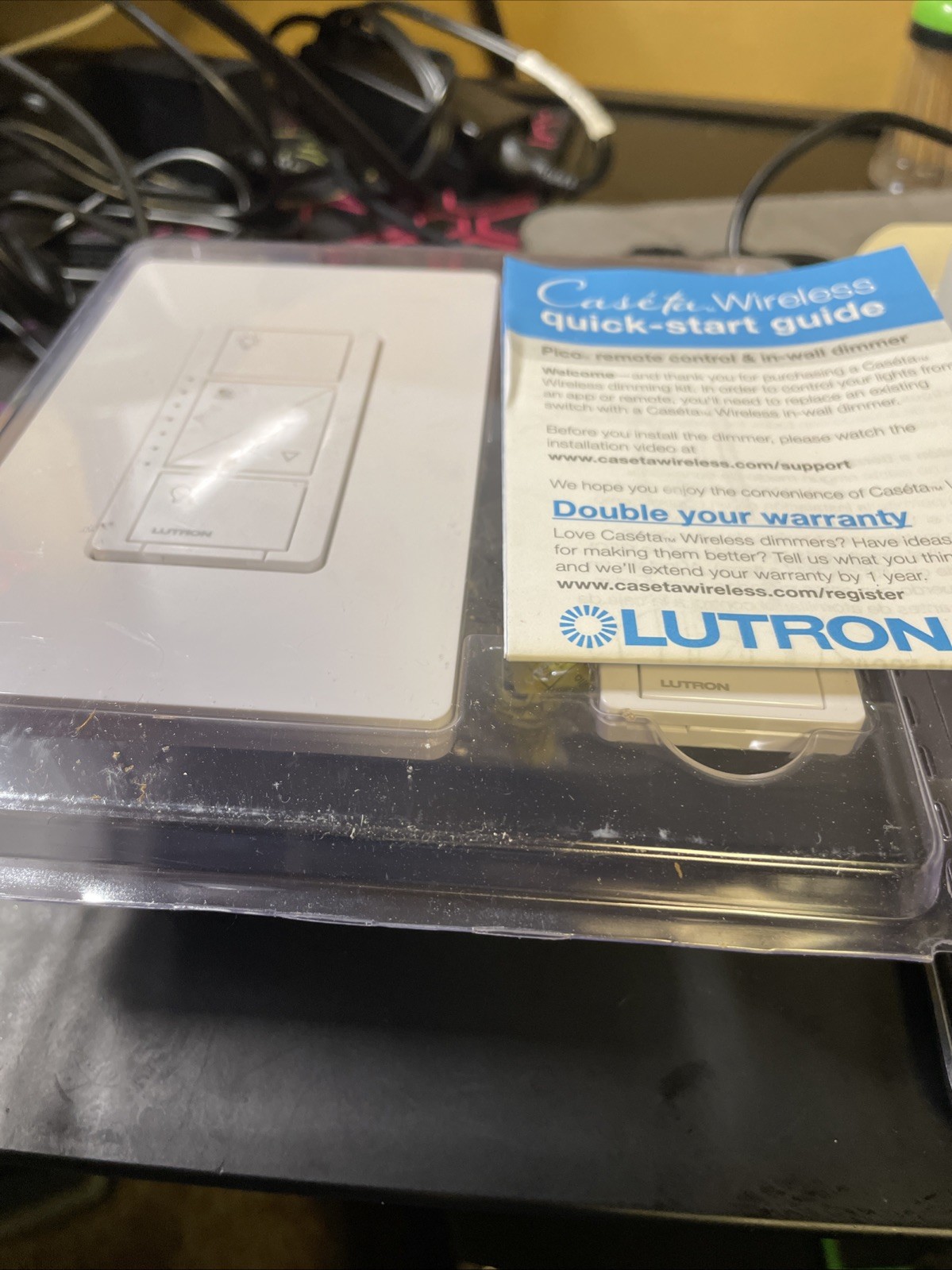 Lutron P-PKG1W-WH-R Caseta Wireless Smart Lighting Dimmer Switch, OBN-N2 gallery