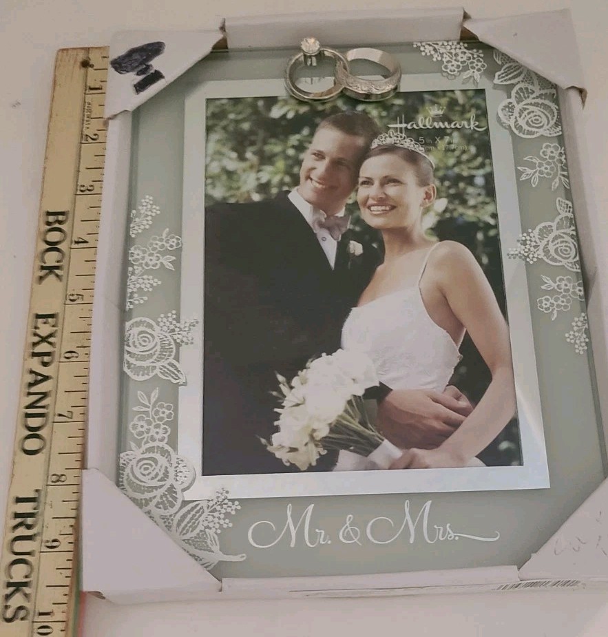 Hallmark Mr, and Mrs. Wedding Frame - 5x7 in gallery