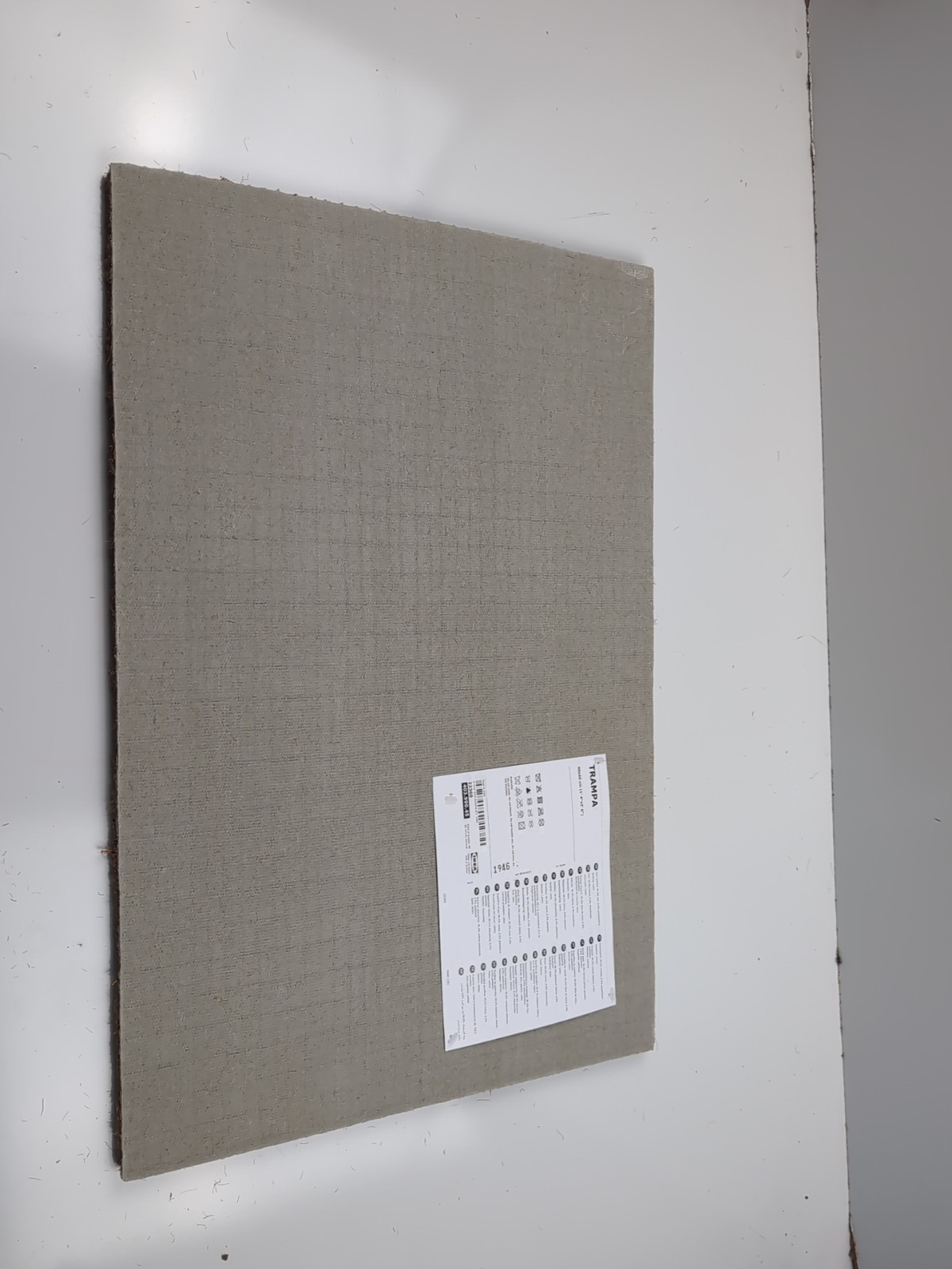 Ikea TRAMPA machine-tufted Door Mat, Natural, 40x60cm, Easy Clean, New gallery