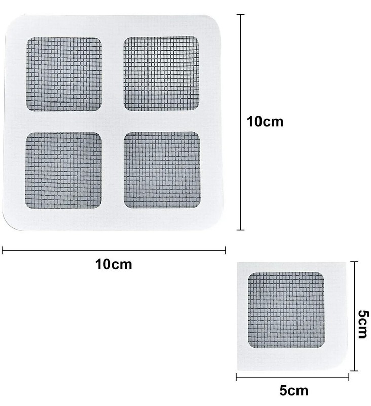 2 Pieces Window Door Screen Patch Repair Kit Cover Mesh Hole Tape Fix USA gallery