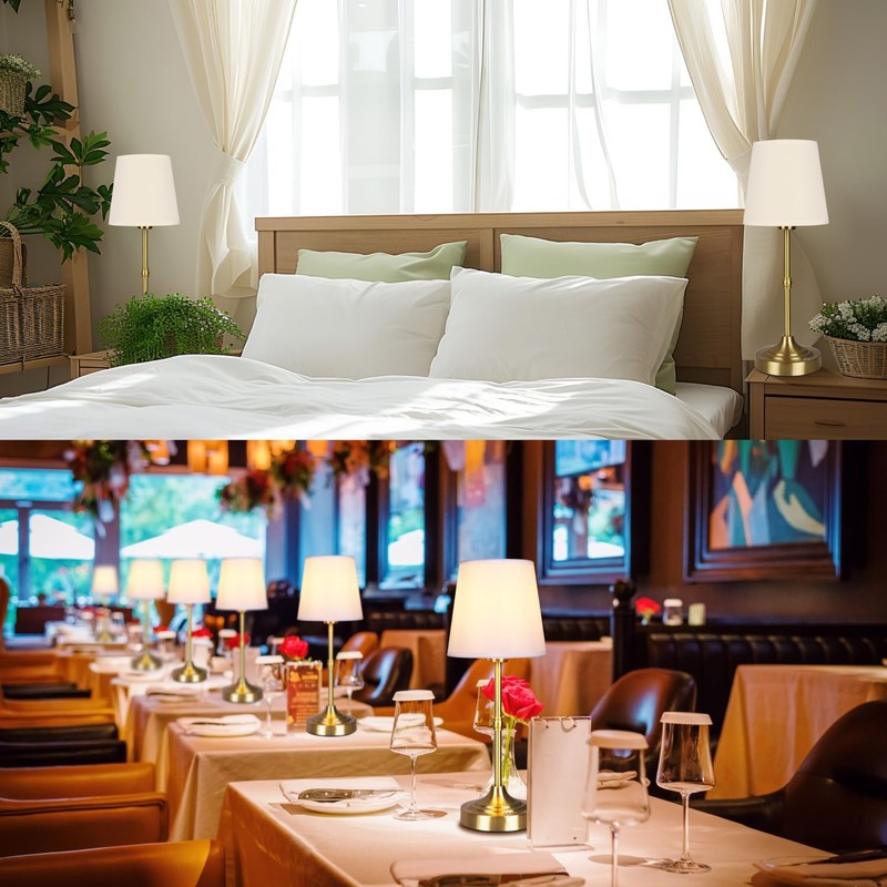 Rechargeable Battery Powered Table Lamp, Wireless Lamps, Cordless Touch Lamps. gallery