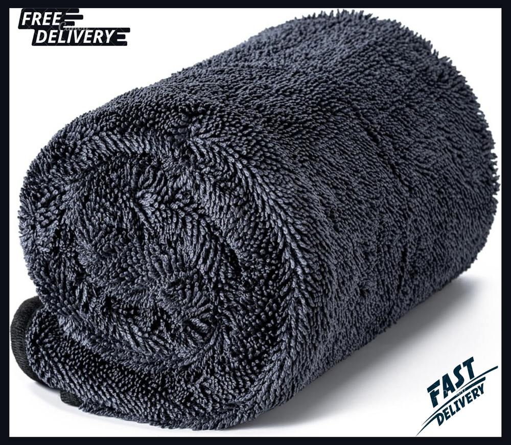 Large Microfiber Car Drying Towel, Ultra Absorbent Microfiber Cleaning 36"x 24"
