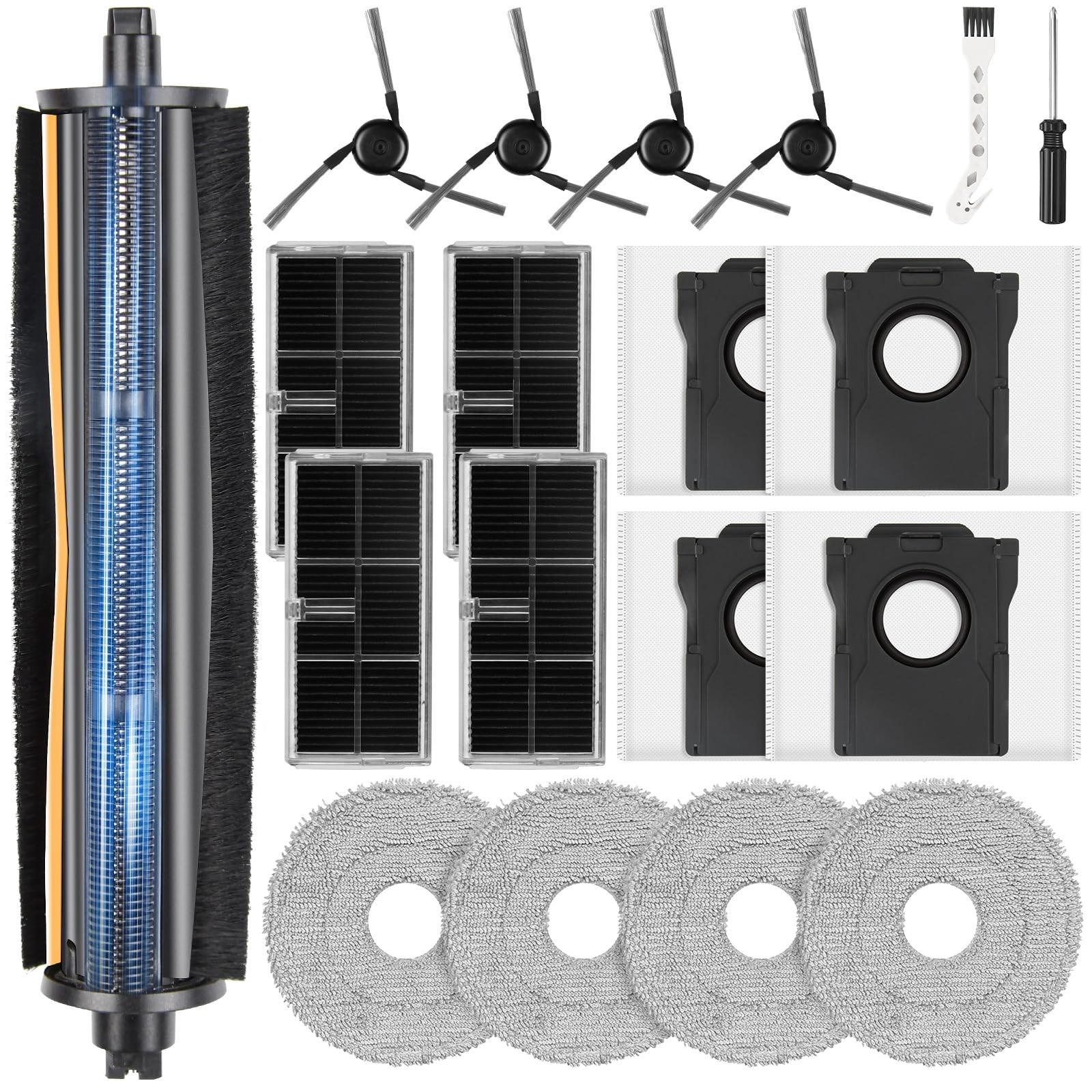 19 Pcs TriCut Brush Accessories Kit for Dreame X40 Ultra/X40 Master/L40 Ultra... gallery