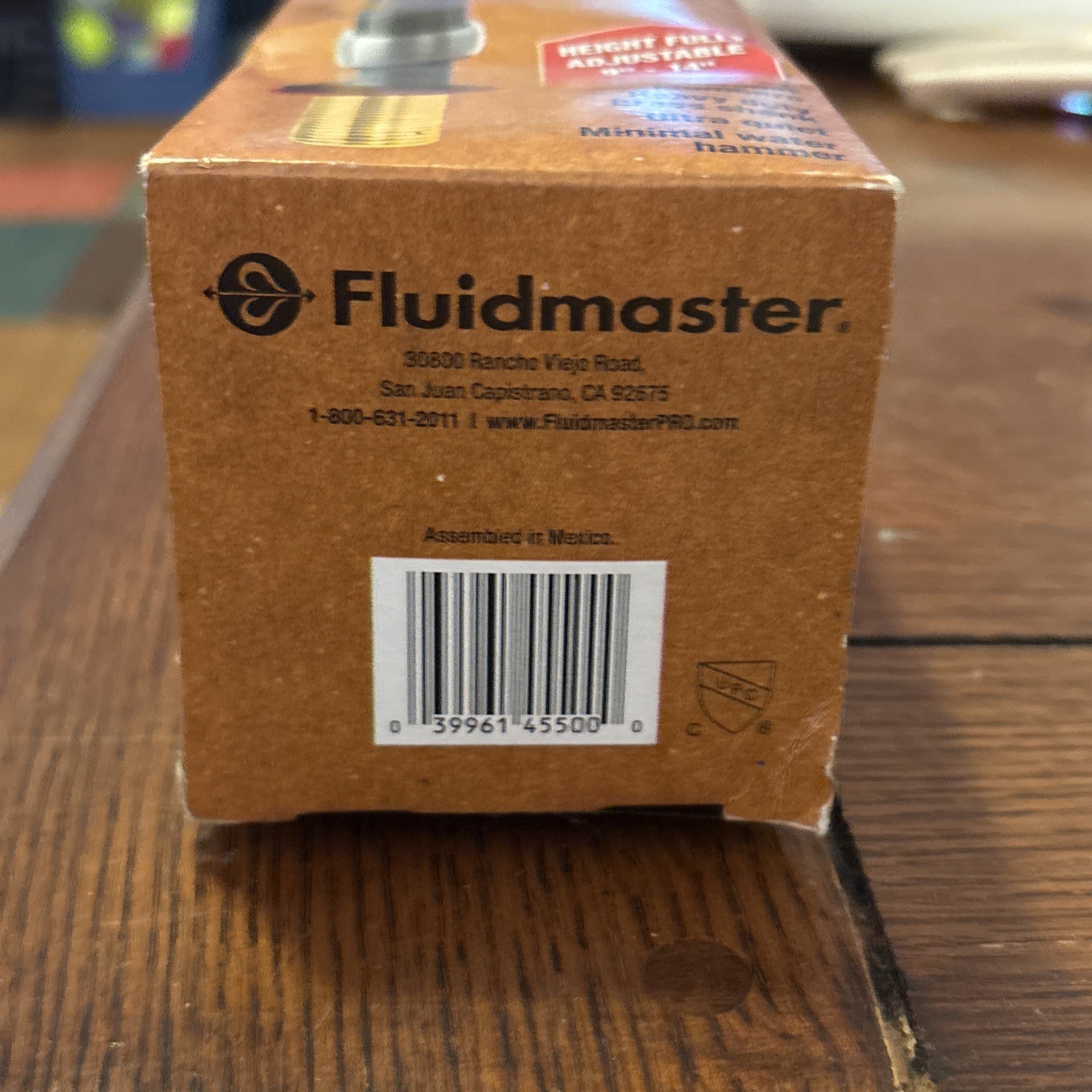 Fluidmaster PRO45B Toilet Fill Valve Brass Shank Adjustable 9"-14" gallery