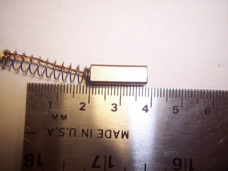 1-Set Replacement Motor Carbon Brush 17mm x 6mm x 6mm (5/8"x15/64"x15/64") gallery